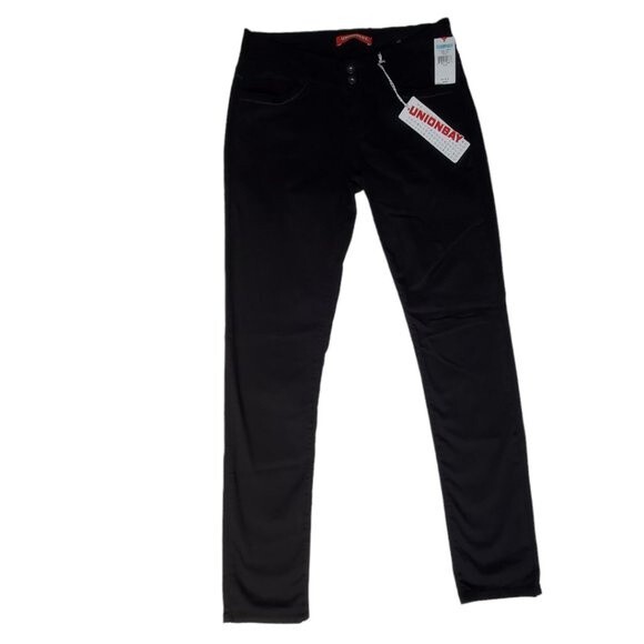 Union Bay Lucy black skinny jeans sz 5 - Picture 1 of 11